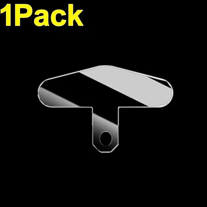 Transparent Soft TPU Phone Lanyard Gasket Detachable Anti-lost Phone Hanging Cord Strap Patch Tether Pad for IPhone Samsung