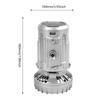Foldable Portable Lantern Fan Solar/Rechargeable/Battery Powered 1500mAh LED Lantern Handheld Fan Power Bank for Outdoor Hiking