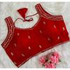 Choli Indiano Pakistano per Feste e Matrimoni Blusa Designer Ricamata da Donna