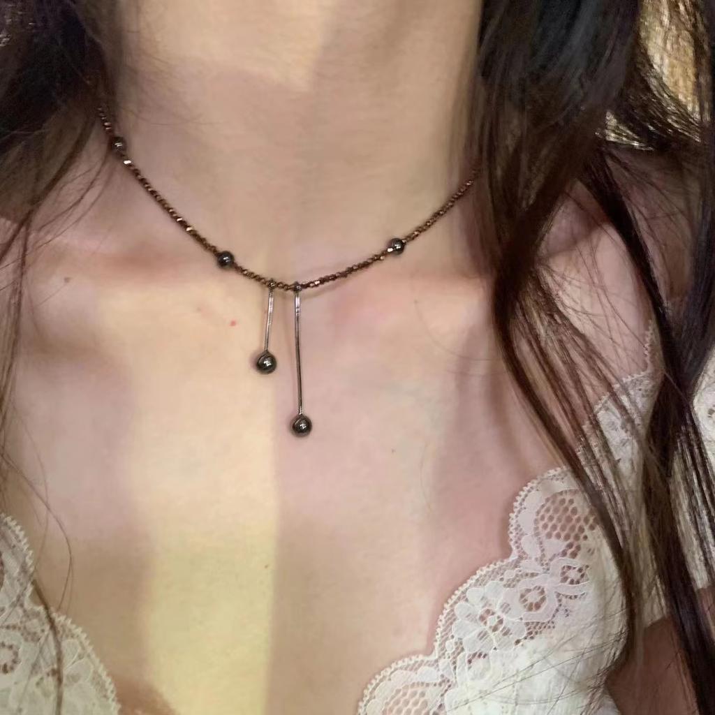 Natur Tigerauge Stein Anhänger & Halsketten für Damen Hohe Qualität Natürliche Perlen Geflochtene Halsketten Herren Mode Kordelkette Geschenke