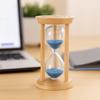 Productivity Tool Wooden Frame Sand Timer 5 Minute Vintage Style Sand Hourglass 3 Minute Sand Clock Office Decor
