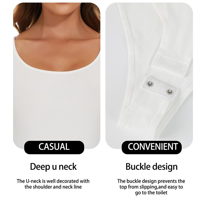Women Shapewear Tummy Control Sexy Long Sleeve Bodysuit Round Neck Butt Lift Shirt Seamless Compression Shaper