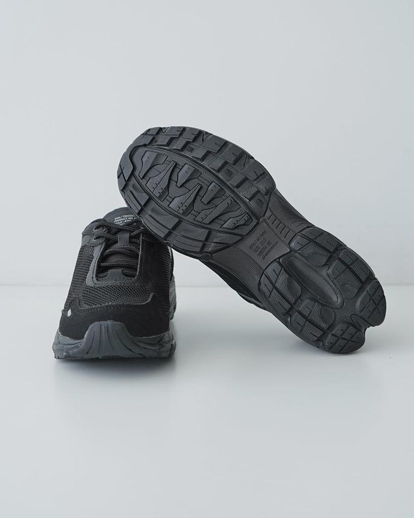 Moonstar Eight Tenth TRASDEN Size 2E Sneakers, Black, 27.0 cm,