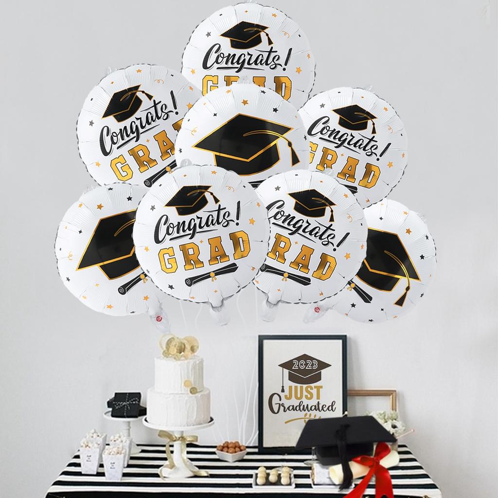 Graduation Balloon Bunch Graduation Party Decoration for Home Congrats Gard Balloons Set Class of 2025 Graduation Party Supplies