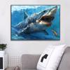 5d DIY Diamantmalerei Kreuzstich Meereswelt Hai Diamantstickerei Mosaik Vollrunde Bohrer Heimdekor Kunst