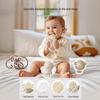 Newborn Gift Set: Hand Rattle, Teether, Pacifying Toy & Collapsible Baby Toy (0-1 Year)