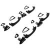 A58X-1Set Front Rear Left Right Exterior Door Handle Kit For BMW X5 E53 2000-2006