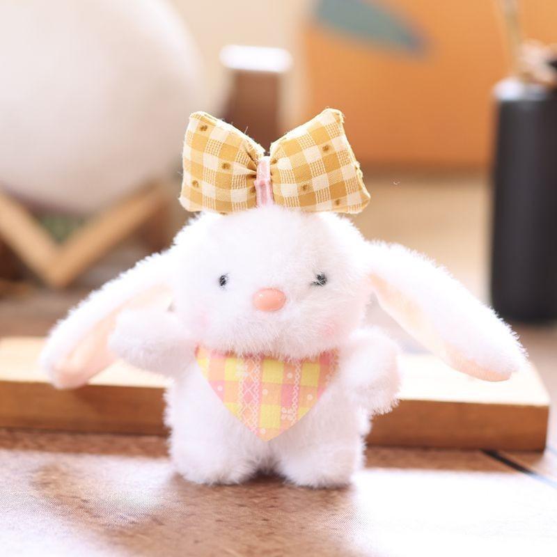 Plush Bunny Keychain With Bow For Kids And Collectors