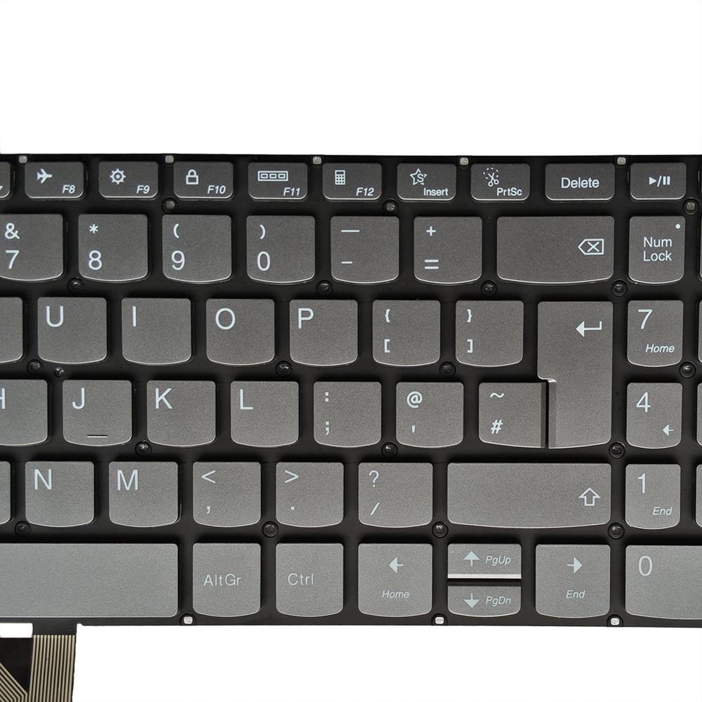 UK Backlight Laptop Keyboard for Lenovo Ideapad Yoga 7 16ARP8 83BS 7 16IRL8 82YN PC4SB SN20M61485 Keyboard New Grey F10 Lock