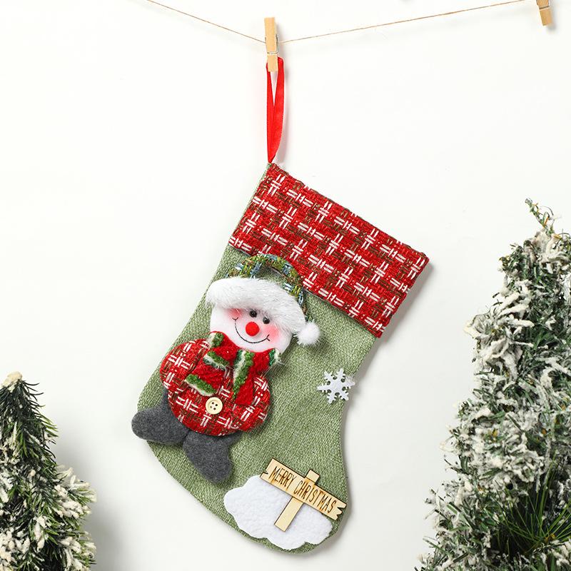 Christmas Stocking Gift Bag – Candy & Ornament Holder for Tree Decorations
