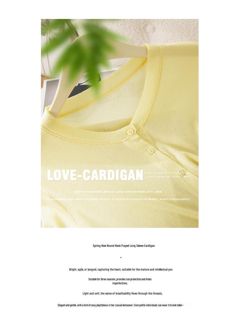 2026 Hangzhou Women's Summer Mulberry Silk Lyocell Cardigan T-shirt: Sun Protection & Body Concealment