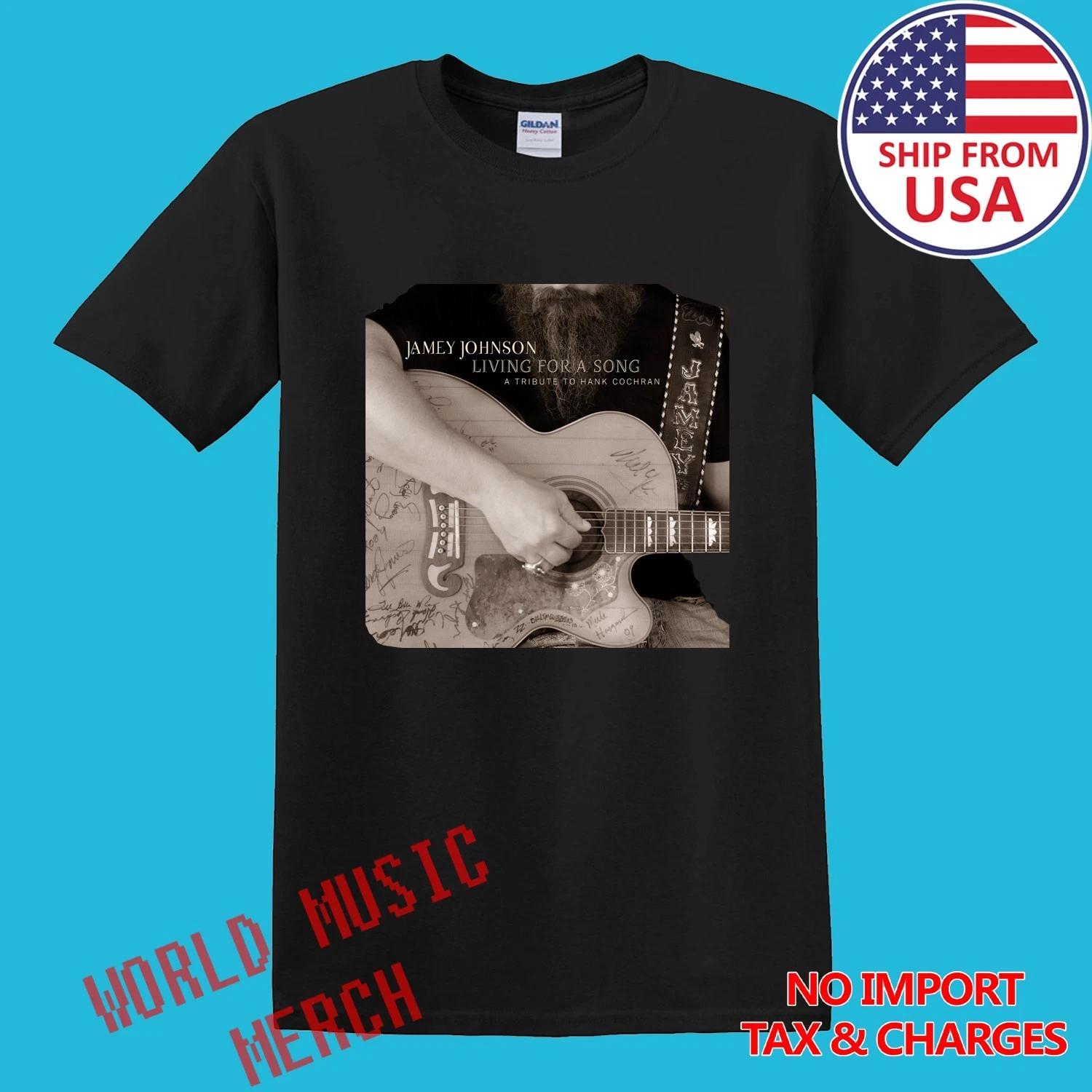 

JAMEY JOHNSON Living For A Song Men s Black Size S-5XL 2XL