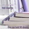 High-Value Detachable Hardcover Loose-Leaf Notebook with Creative Coil and Buckle Ring