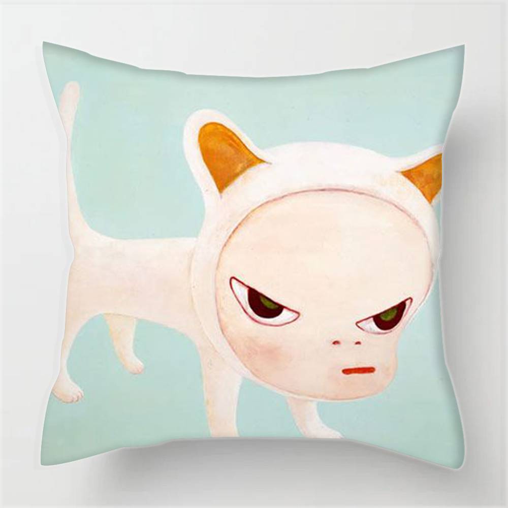 Pillowcases cushion covers living room sofas home decor gifts Anime Y-Yoshitomos Art bad kids