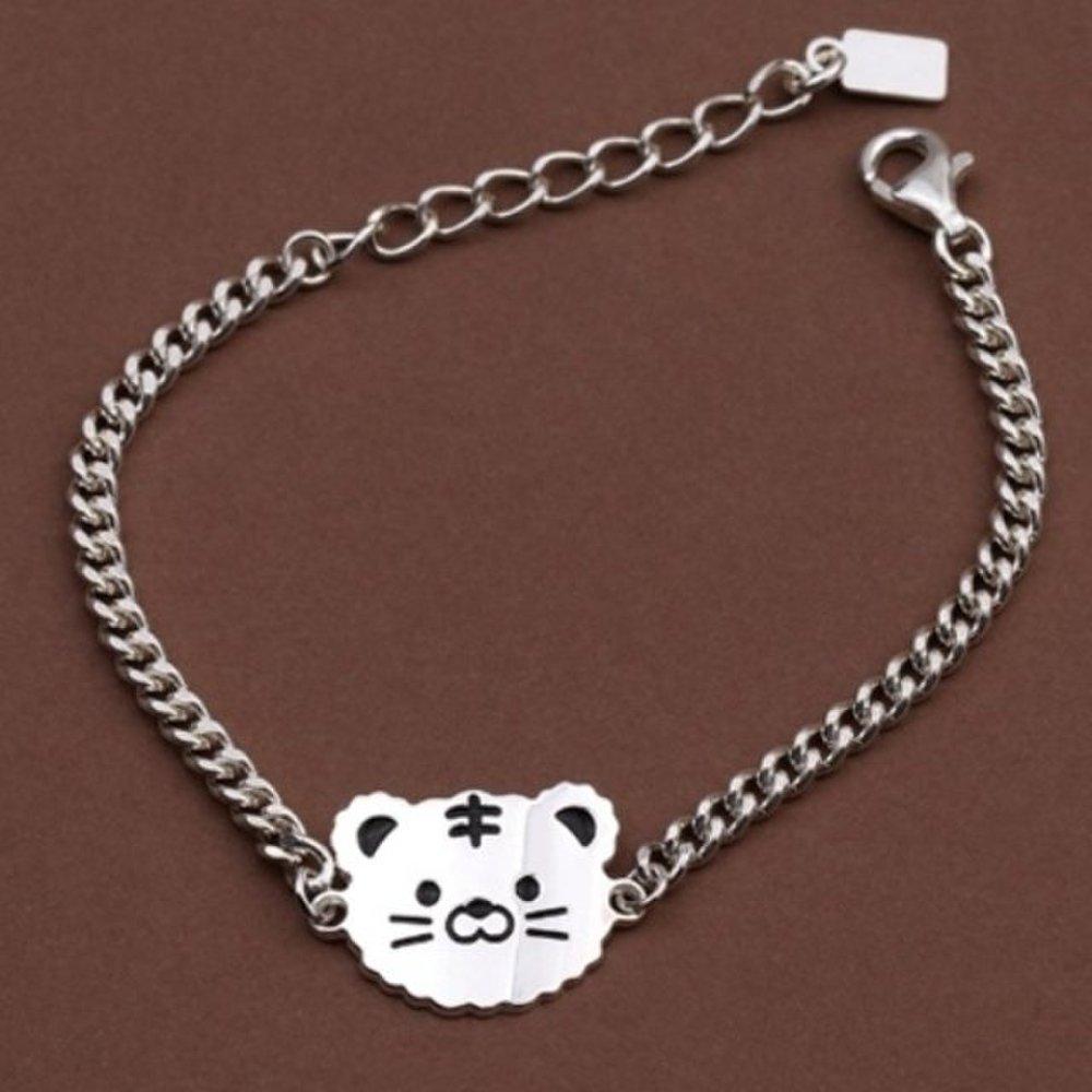 [As Little] Children's Silver Bracelet Kids Toddler Silver 925 Tiger Zodiac