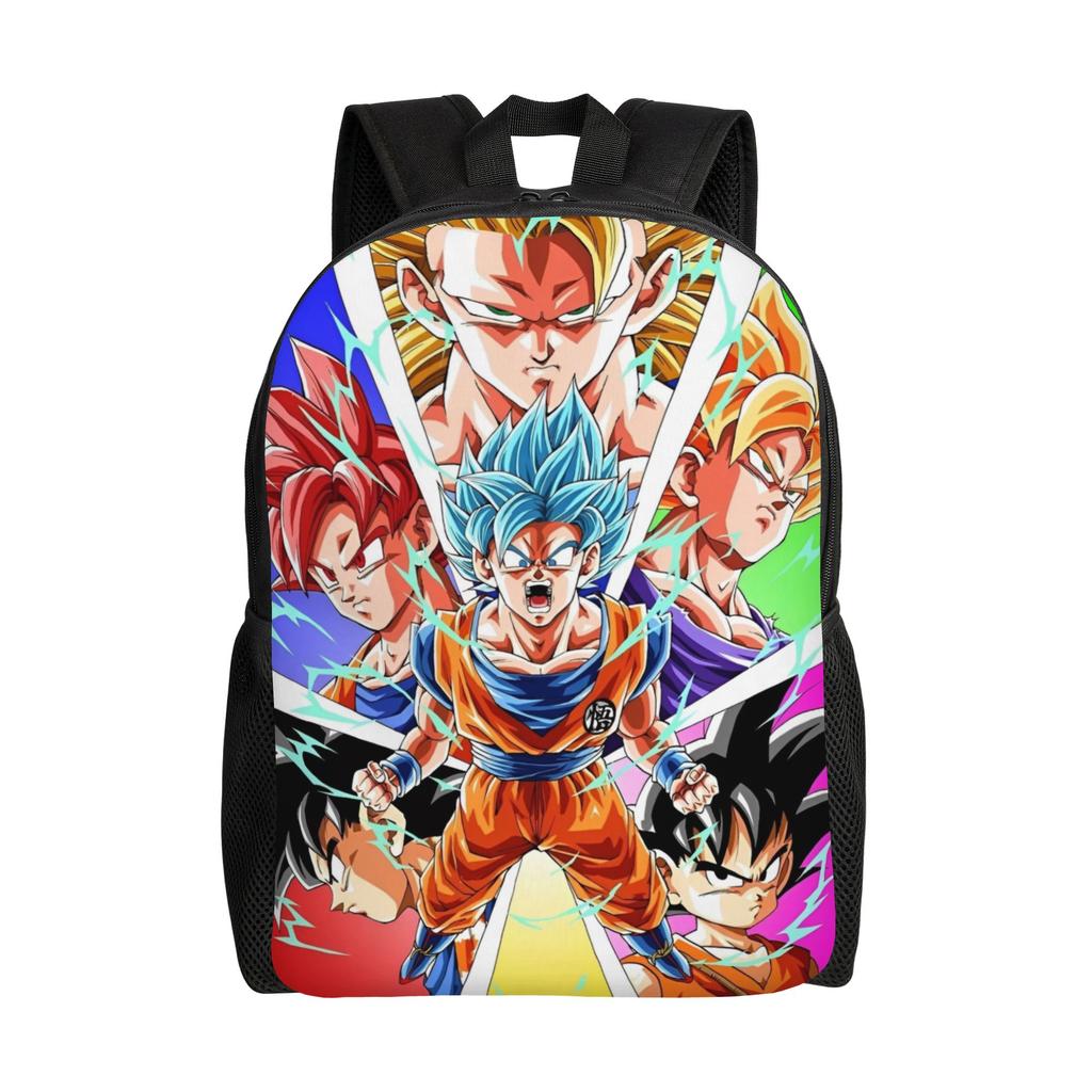 Dragon Ball Backpack for Men Women Cool Student Work Daypack  Laptop Computer Canvas Bags Outdoor