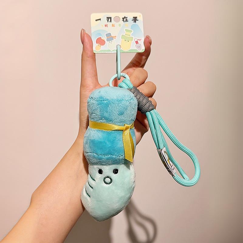 Quality Museum Unique Plush Cartoon Weapon Keychain Soft And Playful Gift Item