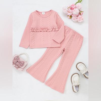Kids' Long-Sleeve Top Set - Casual, Stylish & Versatile Children's Outfit