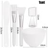 5pcs/set Silicone Mask Bowl DIY Face Mask Mud Film Brush Stick Spoon Skin Care Facial Applicator Beauty Make Up Tools