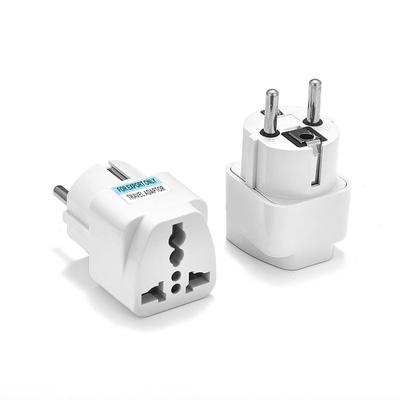 Adaptador de enchufe Universal para UE, convertidor de enchufe eléctrico, convertidor de enchufe eléctrico, internacional, AU, Reino Unido, EE. UU., UE, Euro, KR, 1 Uds.