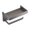 Wall-mounted Toilet Paper Holder Toilet Paper Holder with Locker Toilet Storage Rack Mobile Phone Holder Bathroom Accessories