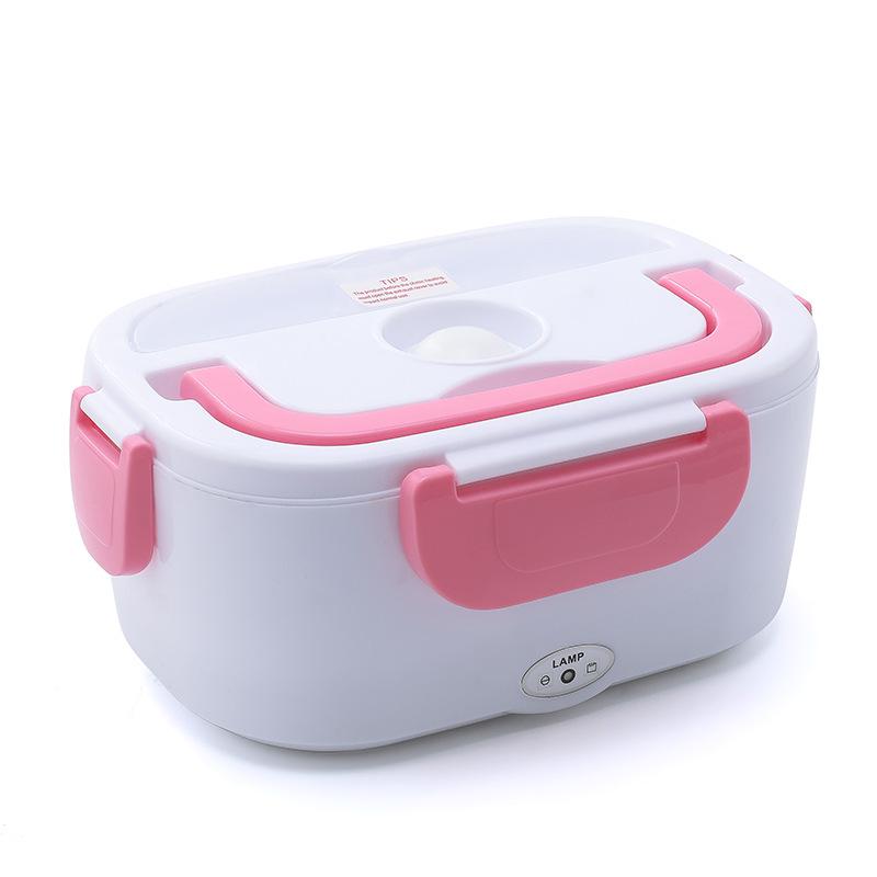 Portable Electric Heated Lunch Box for Home and Car Use with Plastic Inner Liner