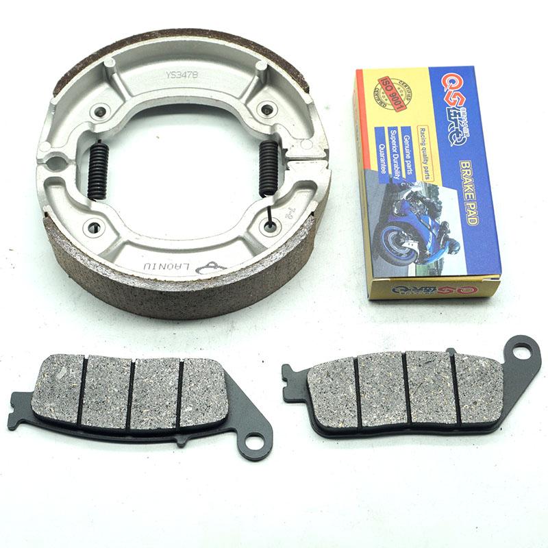 Motorcycle Front Rear Brake Pads for YAMAHA YP125 Majesty 125 FA (SCA9) Taiwan Production 2004 YP125C 2005 YP125E YP