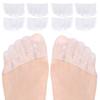 1 Pair Forefoot Pads Breathable Hole Design Ergonomic Curved Fit Soft Elastic Ballet Shoe Protectors Toe Cushion Pads