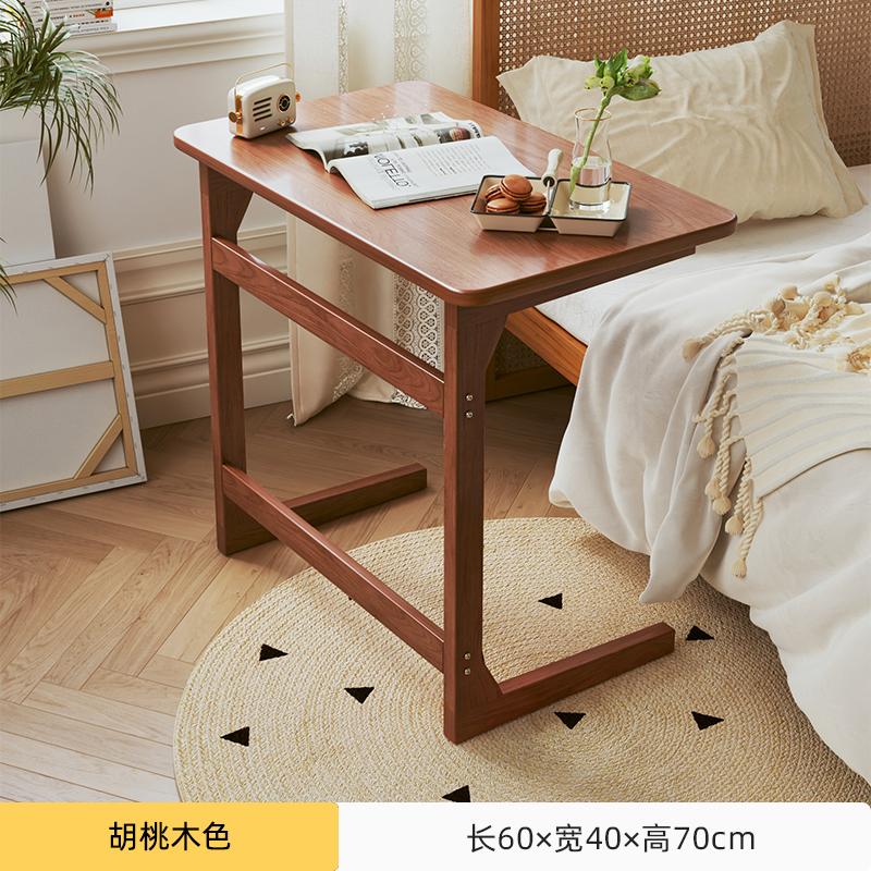 Small Movable Coffee Table with Flip-top Storage,Sofa Side Cabinet with Wheels,Bedside and Living Room Companion Desk