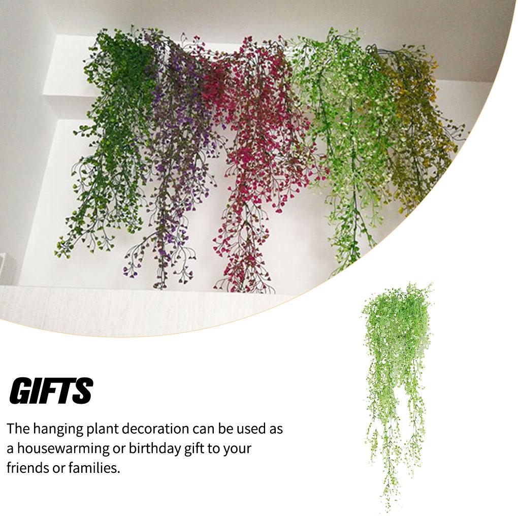 Flores Artificiales Colgantes de Pared Planta Decoración Falsa Regalos de Inauguración de Casa