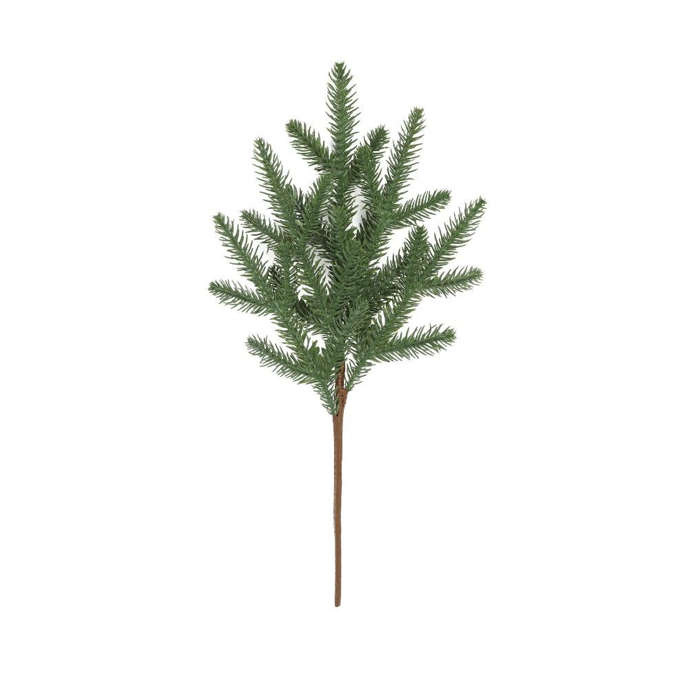 DIY Wreath Simulation Ceder Branches Plastic Christmas Pine Stem  Home Decoration