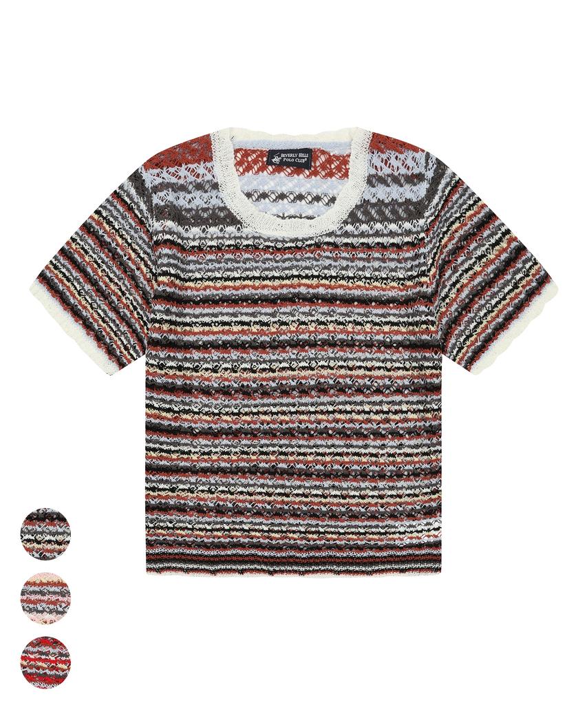 BHPOLOCLUB Women'S Ethnic Mix Color Knit 3 Colors Tk109