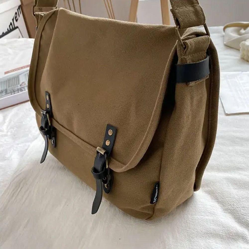 Vintage Crossbody Bag Casual Shoulder Bag Big Size Messenger Bag  Dating