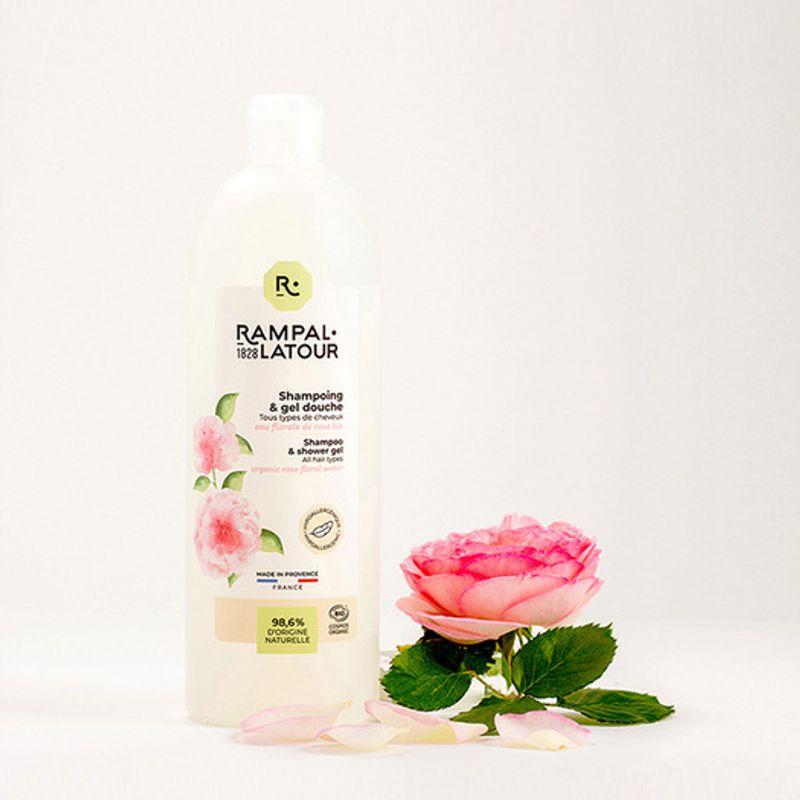 Rampal Latour Shampooing Douche Rose 1L (Shampoo & Shower Gel) Shampooing Douche Rose 1L (Shampoo & Shower Gel)