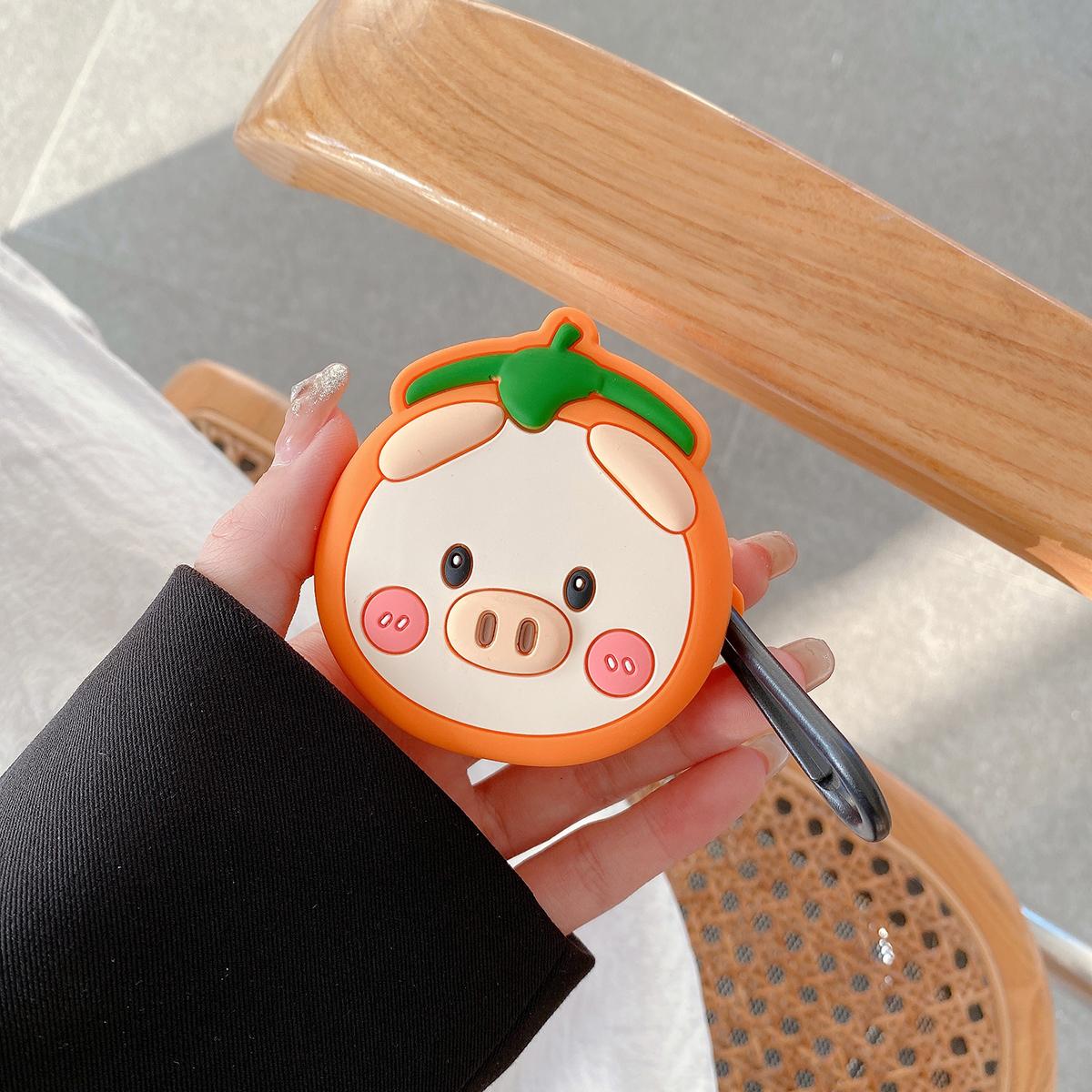 

Чехол для наушников с милым поросенком для Samsung Galaxy Buds FE Galaxy Buds2 Galaxy Buds Pro Galaxy Buds 2 Pro Buds Live, беспроводной защитный чехол для наушников Galaxy Buds FE