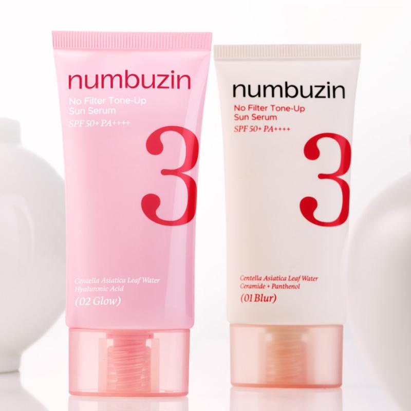 NUMBUZIN No.3 No Filter Tone-Up Sun Serum SPF 50+ PA++++ 50ml