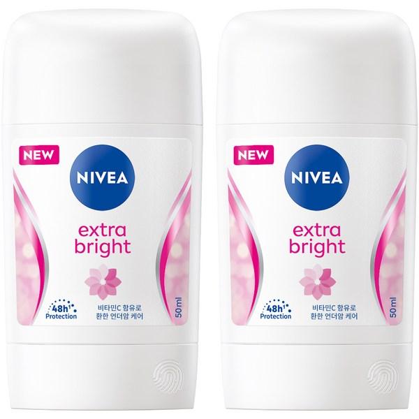 

Дезодорант-стик Nibea Extra Bright, 50мл, 2 корейских косметики