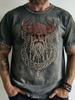 Outdoor Fashion Men's T-shirt with 3D Print of Tribal Style Wolf Pattern, Short Sleeve, Fitness and Sports Round-neck Top