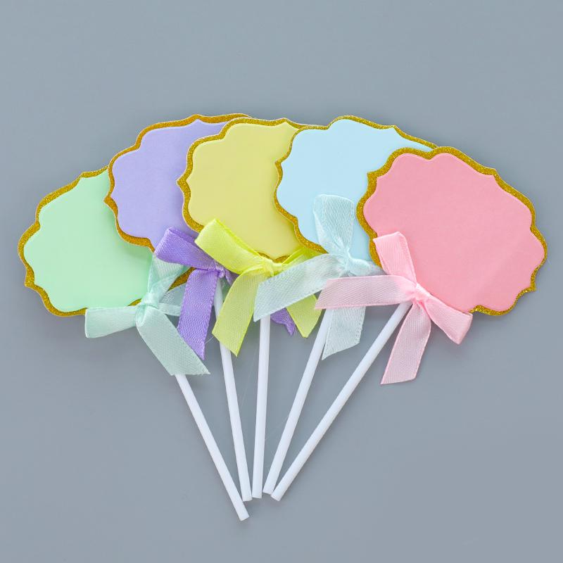 Writable Cloud Topper Greeting Card for Cake Decoration - Birthday & Dessert Table Accessory