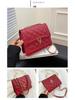 2025 Fashion Diamond Lattice Chain Shoulder Bag: Versatile Korean Crossbody for Commute