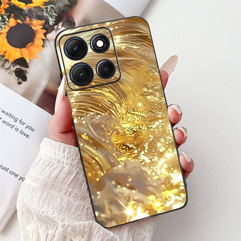 For Motorola Moto G86 Power 5G Case New Fashion Flower Bamboo Cat Cartoon Soft Silicone Back Cover For Moto G86 Power 2025 Coque