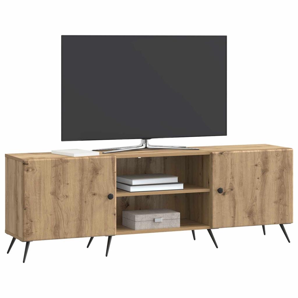 Artisan Oak TV Stand 150 x 31 x 50 cm Particleboard