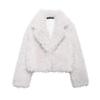 Women's Eco-friendly Faux Fur Coat - Autumn/Winter Celebrity Fashion 