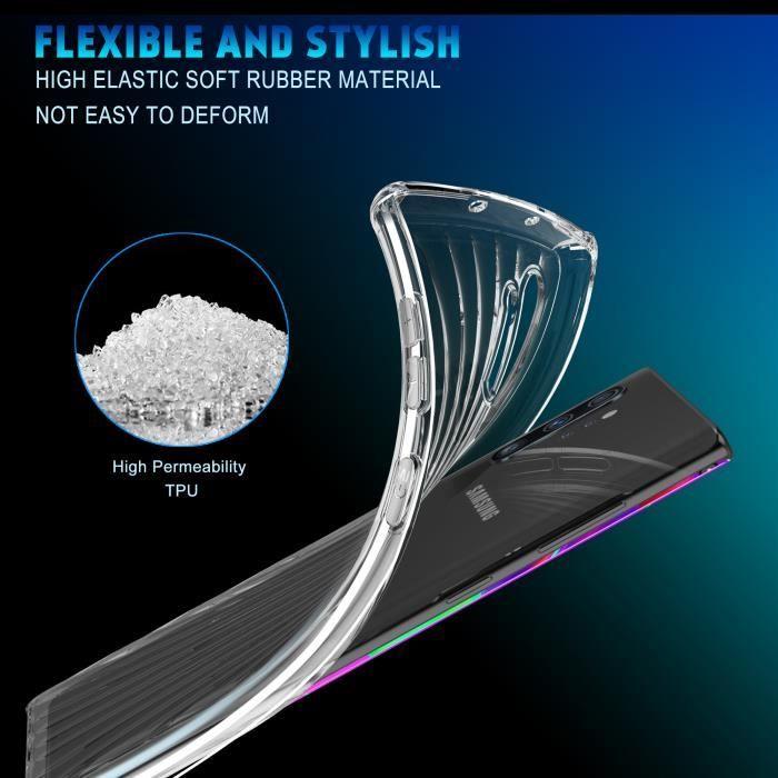 Étui Samsung Galaxy Note 10 Plus - Kugi - Léger - Anti-chute - TPU - Souple
