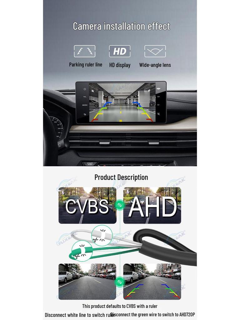 HD Backup Camera for 1999-2007 Chevy Silverado/GMC Sierra Trunk