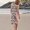 Sommerkleider für Damen, lockerer Strandurlaub, lässig, ärmellos, Sommerkleider mit Taschen, Tankkleid