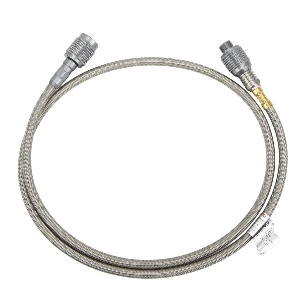 Gas Hose High Temperature Resistance Flexible Stainless Steel Propane Adapter Hose for Outdoor Camping