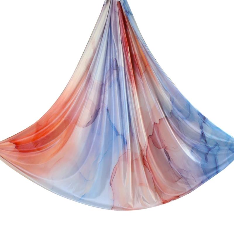 2026 New Aerial Yoga Hammock Fabric Flying Pilates Yoga Swing Silk Aerial Anti-Gravity Traction Device Fitness Yoga Home Gym