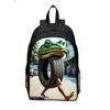 Al Italian Brainrot Pattern Backpack Breathable Student Schoolbag Gift Casual