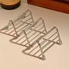 Bathroom Countertop Soap Holder Stainless Steel Soap & Kitchen Sponge Draining Storage Rack Easy To Clean Organizer